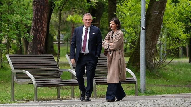 M jak miłość odc. 1883. Artur Rogowski (Robert Moskwa), Agnes (Amanda Mincewicz)