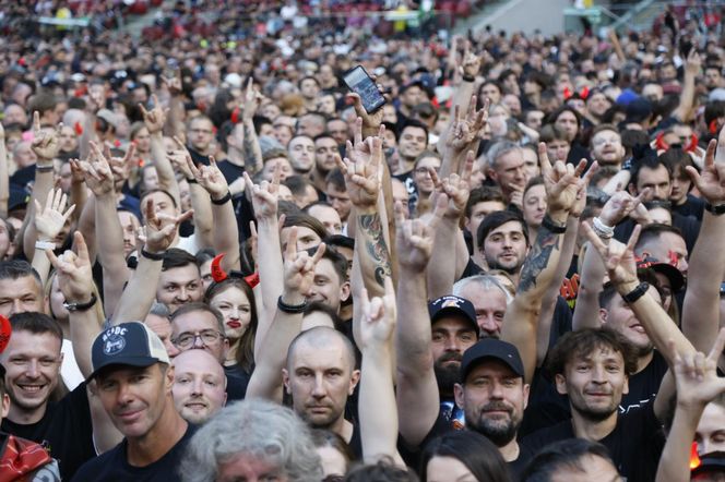 Koncert AC/DC w Warszawie (4.07.2025) - część druga. Organizatorem koncertu jest Live Nation