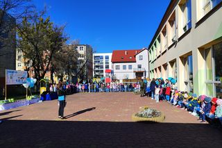 Na terenie Publicznego Przedszkola nr 3 odbył się bieg Rozwiń skrzydła
