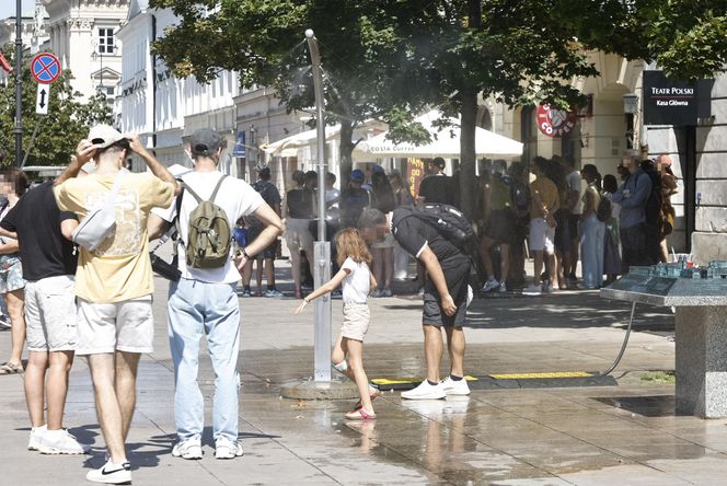 ak warszawiacy radzą sobie z upałem? Żar leje się z nieba