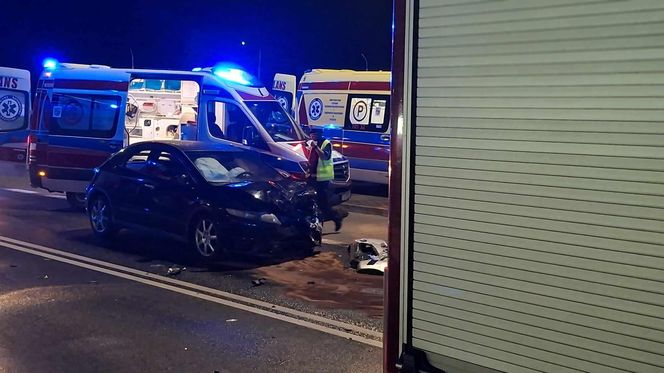29.07.25 Starachowice. Wypadek na wiadukcie