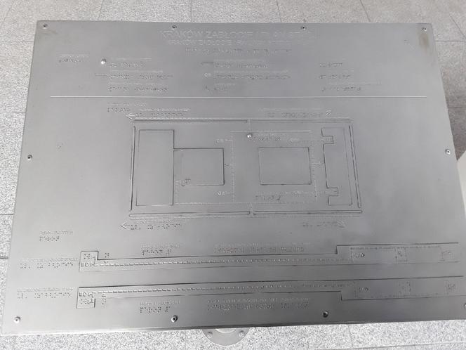 Język Braille’a na dworcach kolejowych