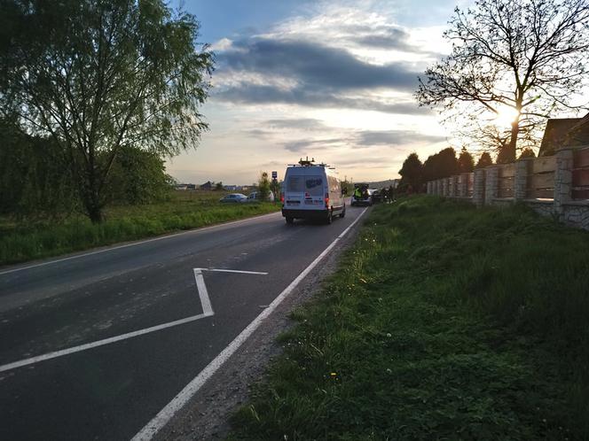 Śmiertelny wypadek pod Krakowem, zginął motocyklista [ZDJĘCIA]