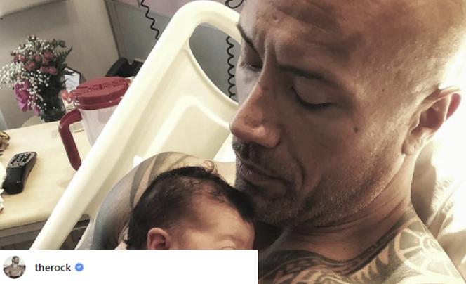 Dwayne The Rock Johnson został ojcem! Lauren Hashian urodziła córkę!