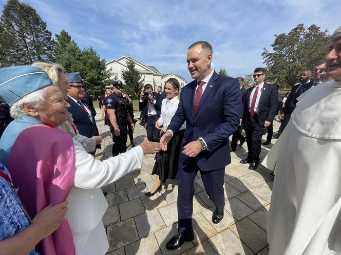 Karol Nawrocki z małżonką w USA. Tak przyjęto ich w Doleystown