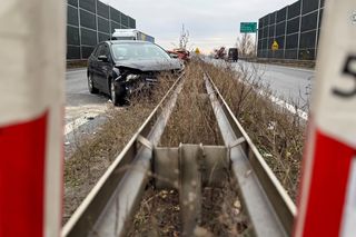 Wypadek na S1 w Mysłowicach