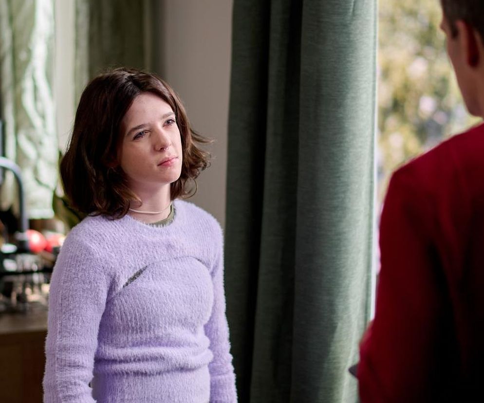 Na Wspólnej odc. 3779: Mariusz Czerski (Mariusz Zaniewski), Amelia (Klementyna Karnkowska)