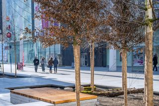 Plac przed pawilonem Zodiak po remoncie