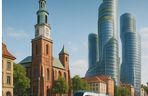 Poznań w 2040 roku według sztucznej inteligencji 