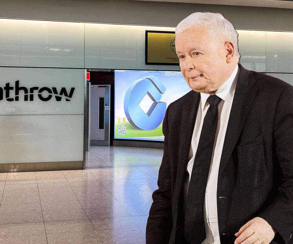 Jarosław Kaczyński, lonisko Heathrow