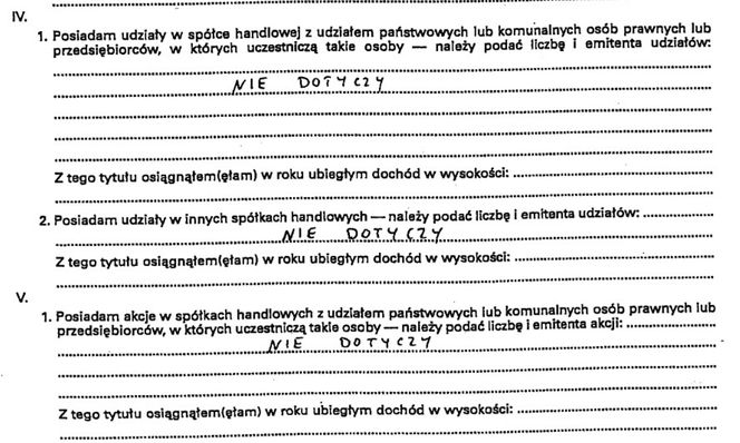 oświadczenie majątkowe europosła Mariusza Kamińskiego