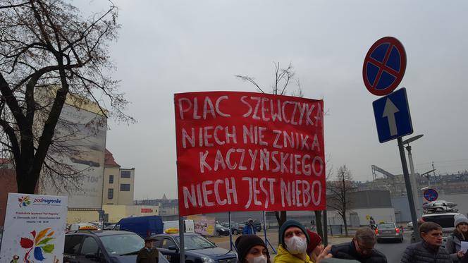 Mieszkańcy Katowic bronią placu Szewczyka