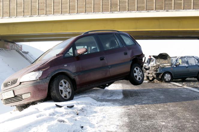 Karambol na autostradzie A4 w Gliwicach