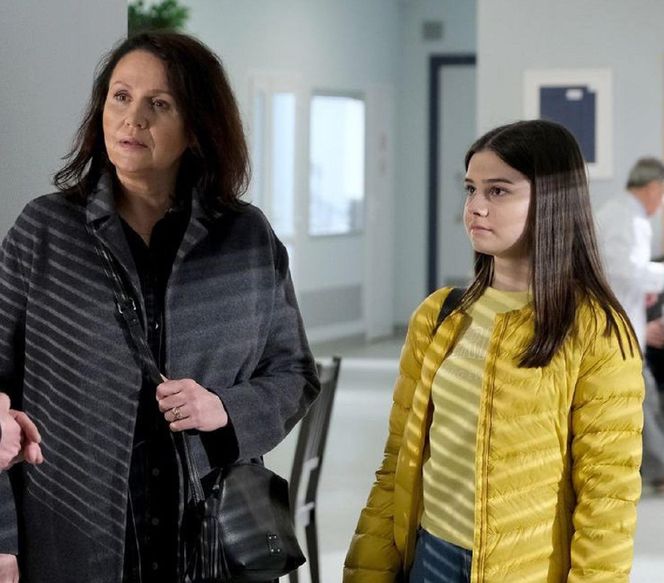 M jak miłość odc. 1605. Basia (Karina Woźniak), Marysia (Małgorzata Pieńkowska)