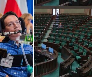 Wystąpienie w pustym Sejmie poruszyło influencera