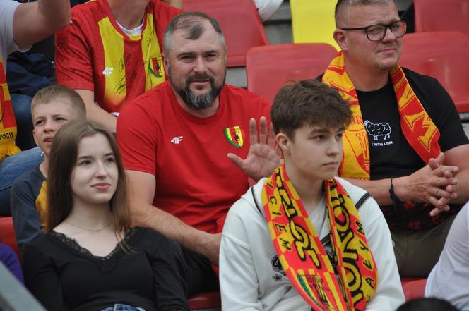 Korona Kielce - Ruch Chorzów. Zdjęcia kibiców na Suzuki Arenie