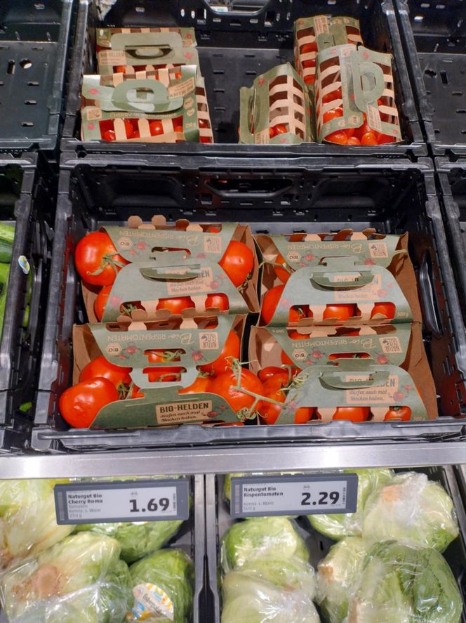 ceny produktów w marketach w Niemczech 