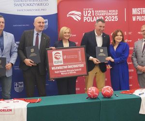 Konferencja w sprawie MŚ piłkarzy ręcznych U-21 w Kielcach