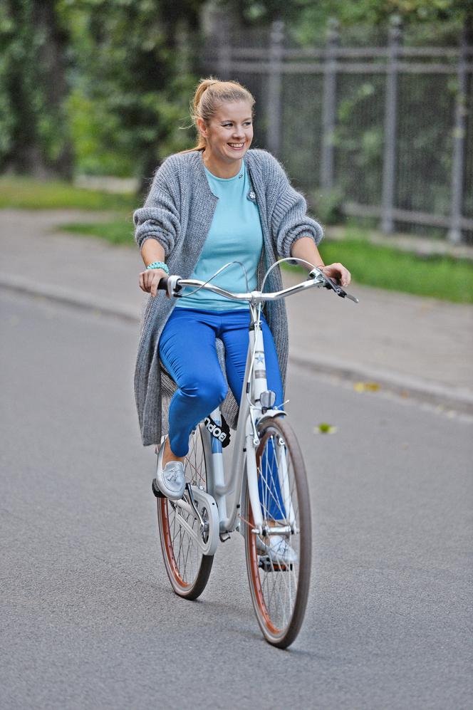 Anna Powierza walczy o zgrabną sylwetkę na rowerze