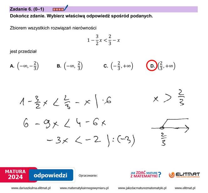 Matura 2024: matematyka. Arkusze CKE i odpowiedzi. Poziom podstawowy [Formuła 2023]