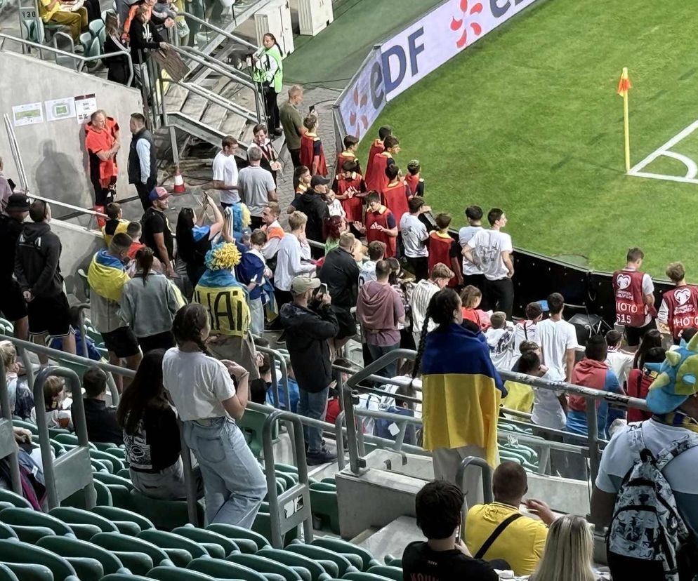 40 tysięcy kibiców we Wrocławiu. Ukraina mierzy się z Francją