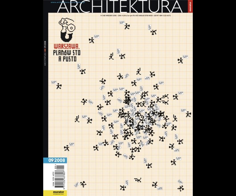 Okładka Miesięcznik Architektura 09/2008