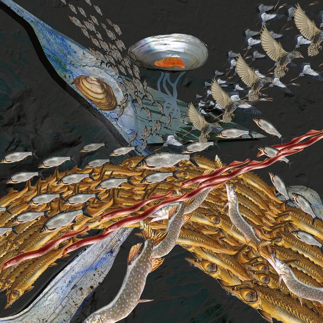 Nieciecz, kolaż do wystawy Antropocen