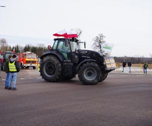 Protest rolników w Podlaskiem. Ciągniki blokują drogi w całym województwie! 