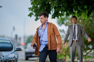 Na Wspólnej odc. 4079. Darek Żbik (Michał Mikołajczak), Tadek (Jakub Pruski)