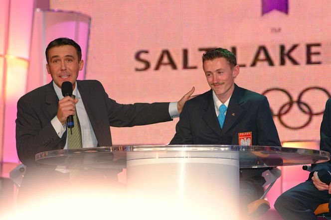 Maciej Kurzajewski i Adam Małysz