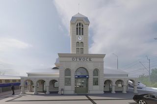 Dworzec kolejowy w Otwocku - remont, wizualizacje
