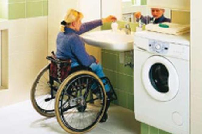 Łazienka, z której korzystają osoby niepełnosprawne