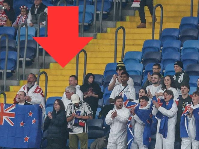 Trybuny podczas meczu Polska - Nowa Zelandia
