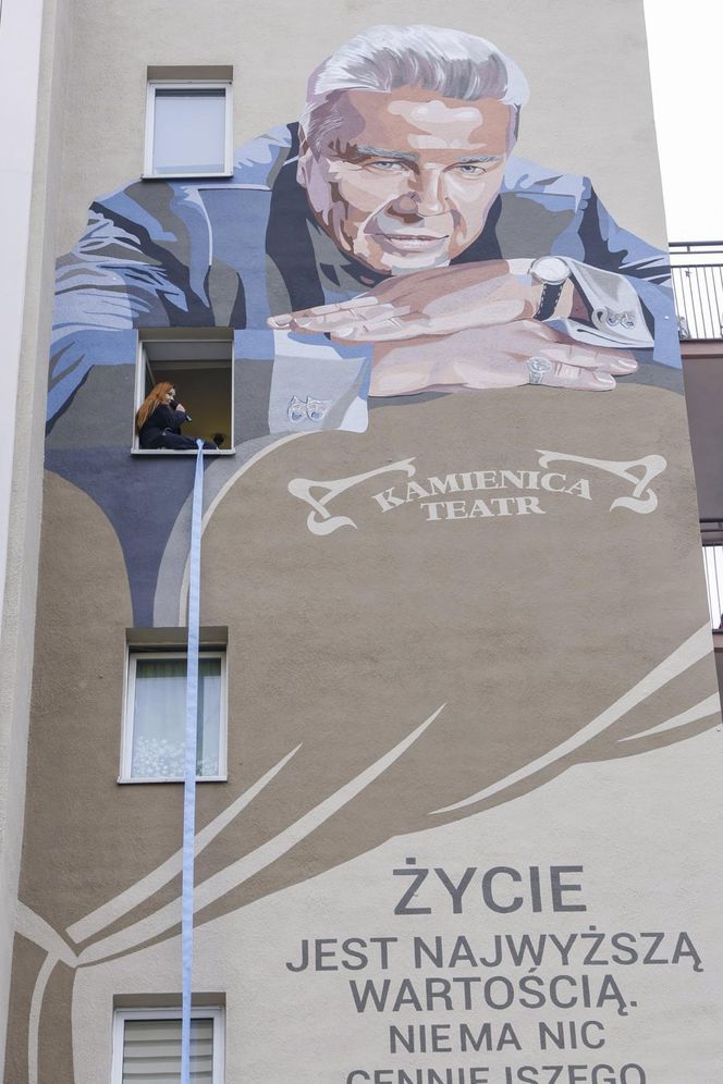 Mural dla Emiliana Kamińskiego