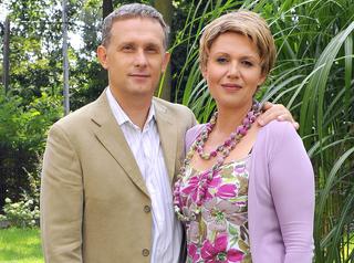 M jak MIŁOŚĆ. Maria Rogowska (Małgorzata Pieńkowska), Artur Rogowski (Robert Moskwa)