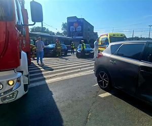 Karambol w centrum Bydgoszczy. Ruch w stronę centrum zablokowany