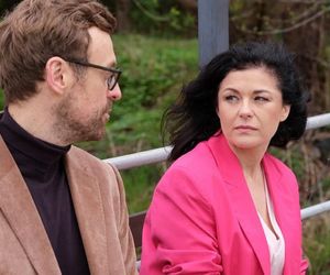 M jak miłość, odcinek 1872. Hoffman (Mateusz Rusin), Kinga (Katarzyna Cichopek)