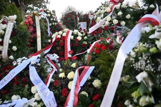 Grób Barbary Skrzypek po pogrzebie