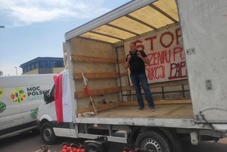 Protest producentów papryki w Radomiu