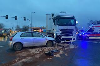 Wypadek na skrzyżowaniu ulic Nowodąbrowska – Błonie – Spokojna w Tarnowie