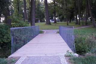 Park w gminie Mełgiew