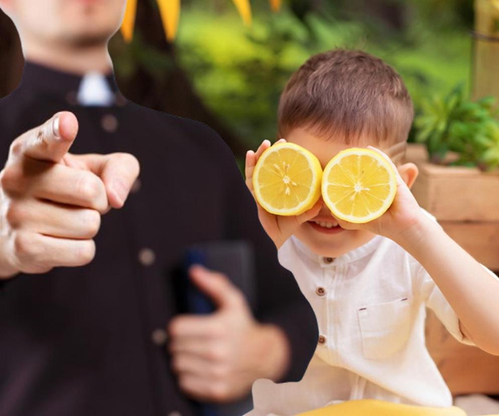 Ksiądz przegonił dzieci z placu pod kościołem. Chciały sprzedawać lemoniadę. Duchowny zasłonił się sanepidem