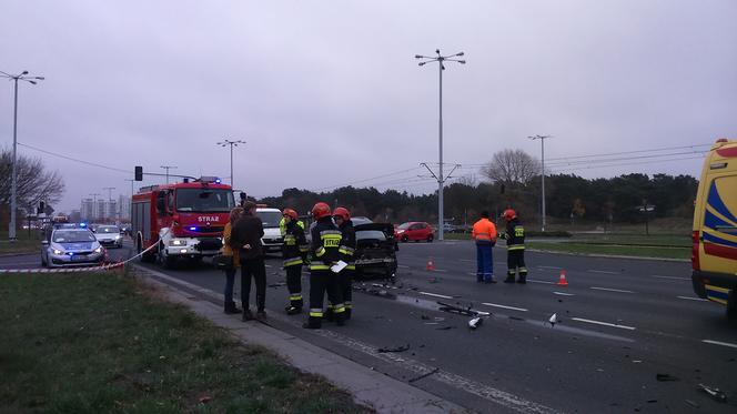 wypadek Szosa Lubicka