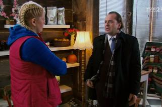 Barwy szczęścia odc. 1878. Borys (Jakub Wieczorek), Aldona (Elżbieta Romanowska)