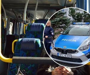 Nastolatek nie zdążył na autobus do szkoły. Pojechał radiowozem