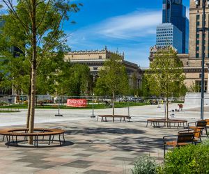 Plac Centralny Warszawa, sierpień 2025