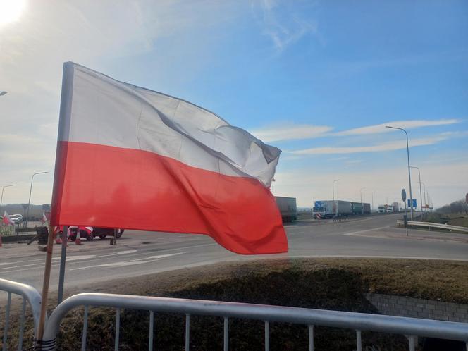 Protest rolników w Medyce