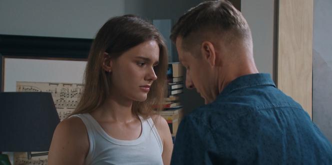 M jak miłość odc. 1697. Franka (Dominika Kachlik), Paweł (Rafał Mroczek)