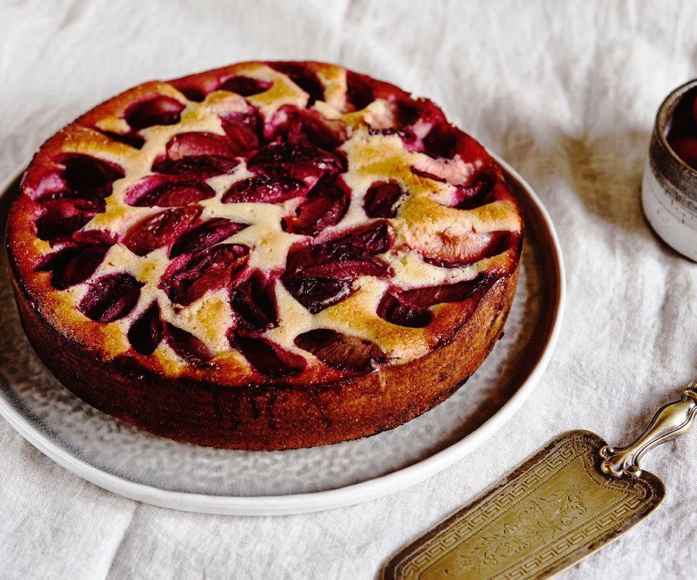 ciasto ze śliwkami z PRL-u