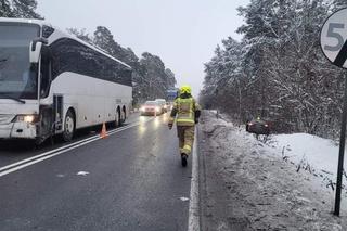 Korona Kielce miała kolizję drogową! Drużyna kontynuowała podróż innym autokarem